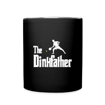 The Dinkfather Funny Pickle Dad Sports Pun - Full Colour Mug - black - Front