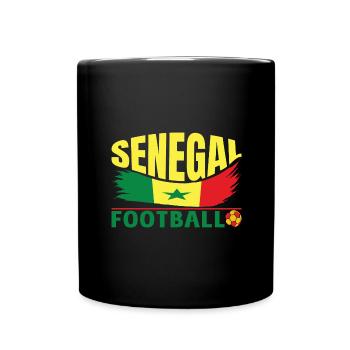 Senegal Football Championship Football Match Ball - Full Colour Mug - black - Front