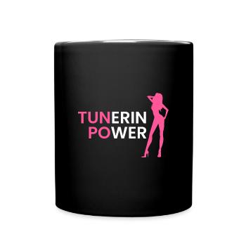 Puissance du tuner - Mug uni - noir - Devant