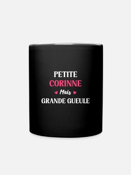 corinne - Mug uni - noir