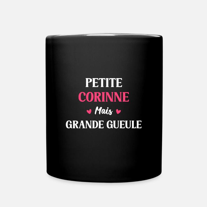 corinne - Mug uni - noir