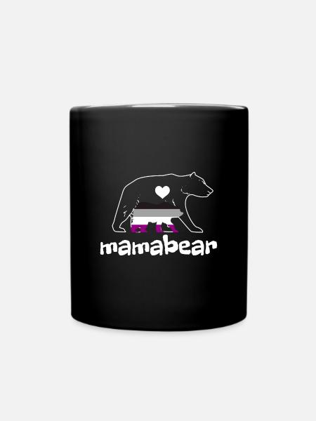 Asexual - Tasse einfarbig - Schwarz