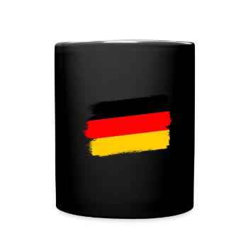 Germany Flag German Flag Used Look Homeland - Full Colour Mug - black - Front