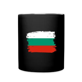 Drapeau bulgare Drapeau bulgare Sables d’or - Mug uni - noir - Devant