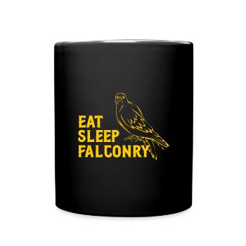 Cadeau d’ornithologie de fauconnerie - Mug uni - noir - Devant