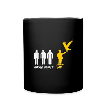Cadeau d’ornithologie de fauconnerie - Mug uni - noir - Devant