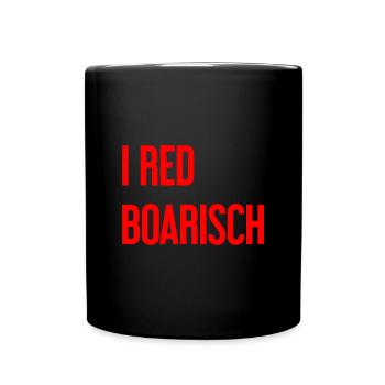 I red boarisch - Full Colour Mug - black - Front