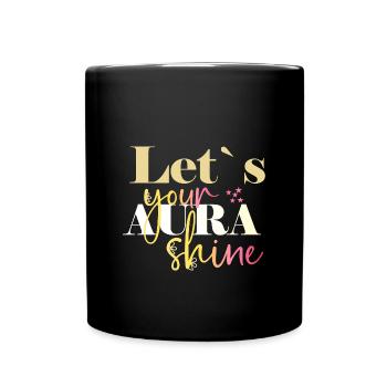 Designvibes - Tasse einfarbig - Schwarz - Vorne