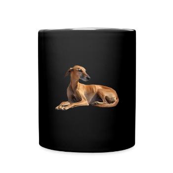 Azawakh - Mug uni - noir - Devant