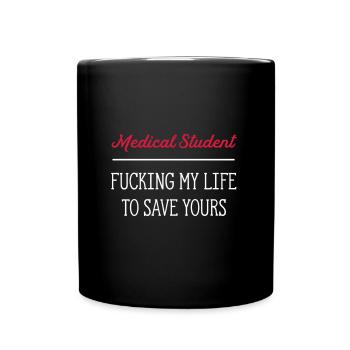 Étudiant en médecine - Mug uni - noir - Devant