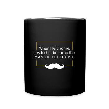 Quand j’ai quitté la maison - Mug uni - noir - Devant
