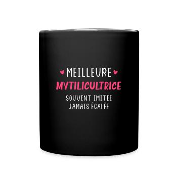 Souvent imitée meilleure myticultrice - Mug uni - noir - Devant