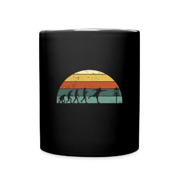 Disc Golf - Disc Golfing Spieler Ultimate Frisbee - Tasse einfarbig - Schwarz - Vorne