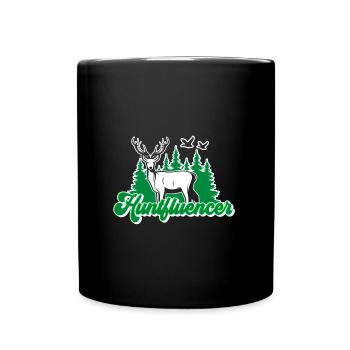 Huntfluencer Hunting Influencer - Full Colour Mug - black - Front