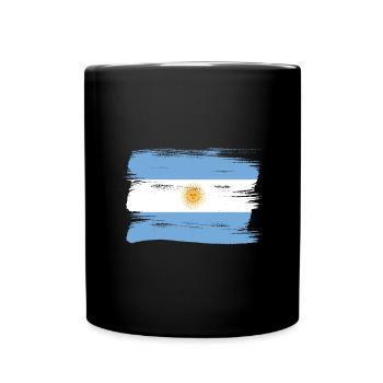Argentina Flag South America Argentine Flag - Full Colour Mug - black - Front