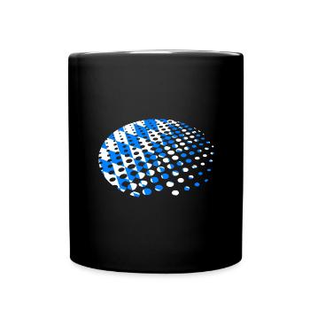 Bavaria Flag Used Look Bavarian Flag Vintage - Full Colour Mug - black - Front