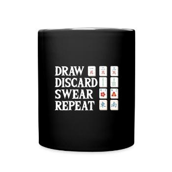 Cadeau pour les fans de Mahjong - Mug uni - noir - Devant