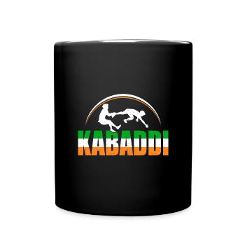 Gift for Kabaddi Lovers - Full Colour Mug - black - Front
