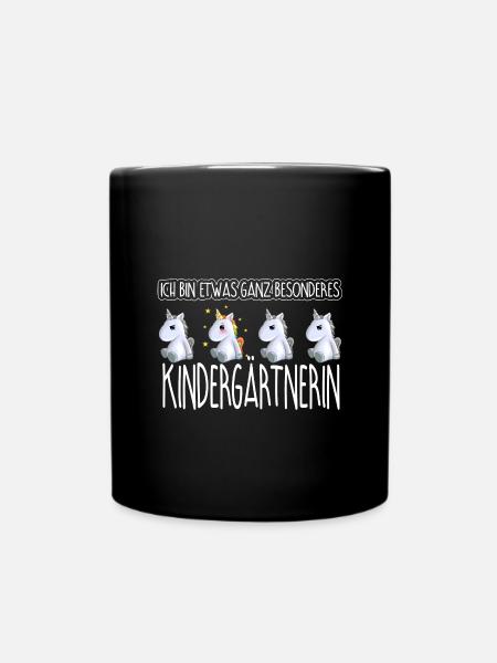 KINDERGÄRTNERIN - Toll - Tasse einfarbig - Schwarz