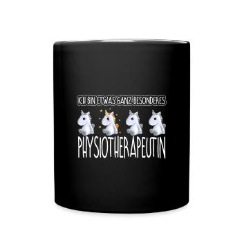 PHYSIOTHERAPEUTIN - Toll - Tasse einfarbig - Schwarz - Vorne