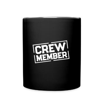 membre d'équipage - Mug uni - noir - Devant