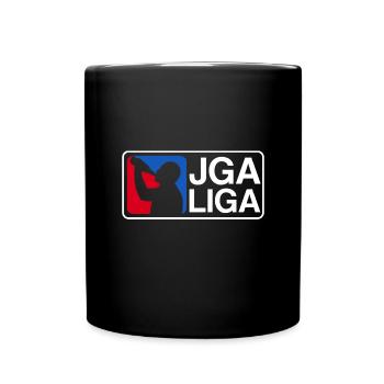 JGA LIGA Bachelor Party Team Groom - Full Colour Mug - black - Front