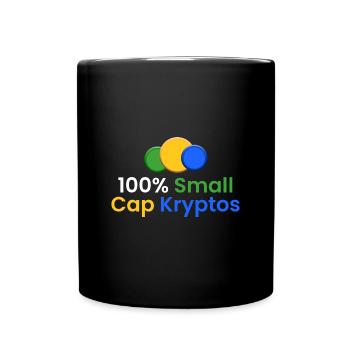 100% Small Cap Kryptos - Tasse einfarbig - Schwarz - Vorne