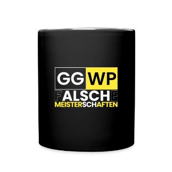 gg wp, false championships - Full Colour Mug - black - Front