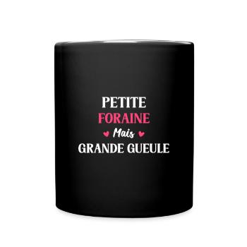 Humour Foraine - Mug uni - noir - Devant