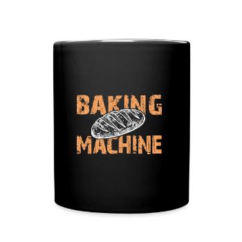 I bake my own bread - Full Colour Mug - black - Front