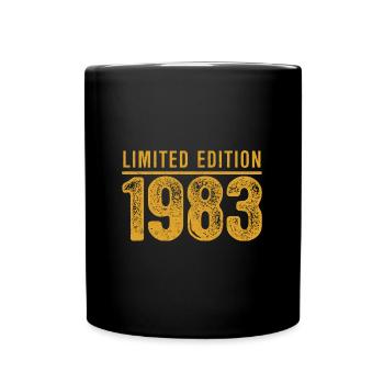 Limited Edition 1983 40. Geburtstag - Tasse einfarbig - Schwarz - Vorne