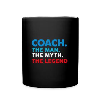 Coach Le meilleur C'est Le Mien - Mug uni - noir - Devant