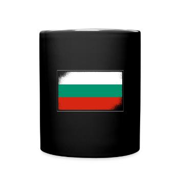 Drapeau bulgare Drapeau bulgare Sables d’or - Mug uni - noir - Devant