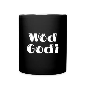 Wöd Godi beste Godi Taufpatin Österreich Taufe - Tasse einfarbig - Schwarz - Vorne
