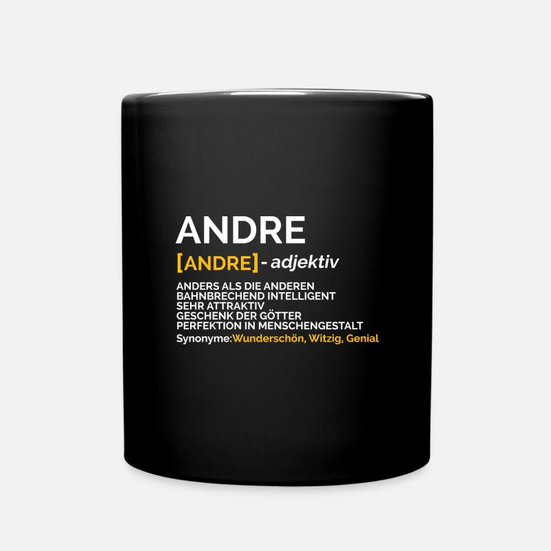 Andre - Tasse einfarbig - Schwarz