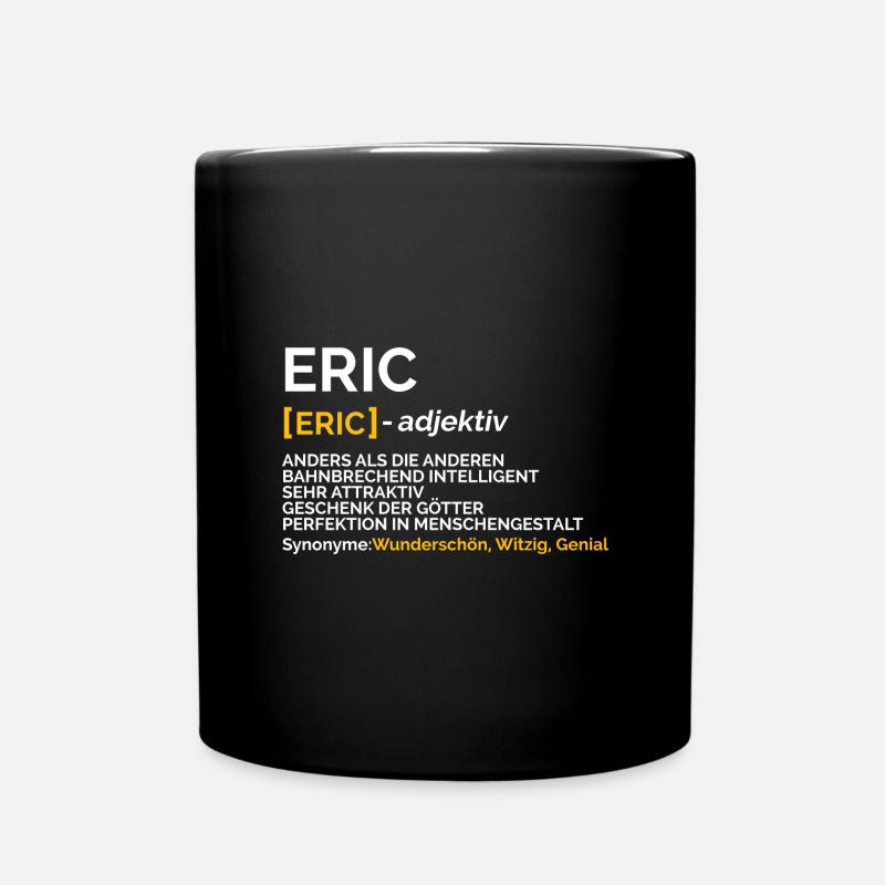 Eric - Tasse einfarbig - Schwarz