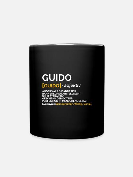 Guido - Tasse einfarbig - Schwarz
