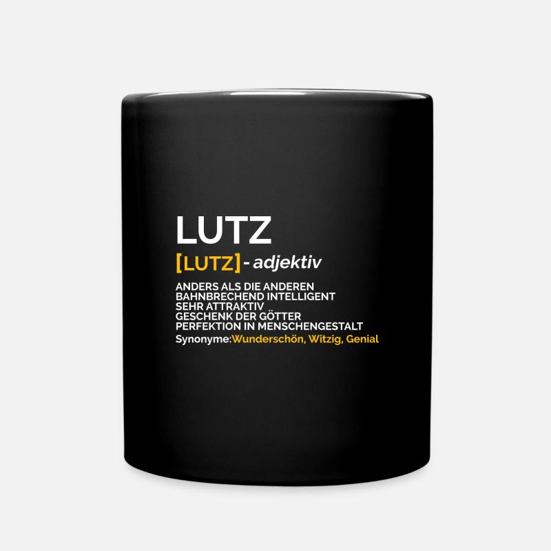 Lutz - Tasse einfarbig - Schwarz