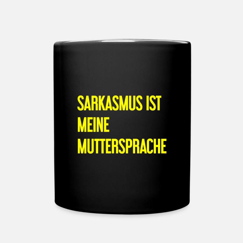 Sarcasm Pro - Full Colour Mug - black