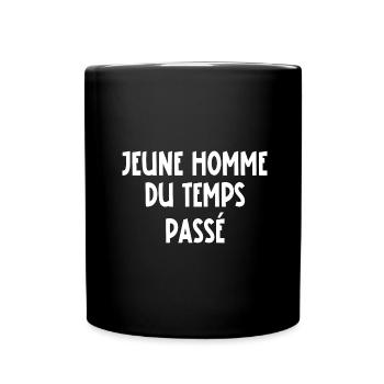 jeune homme du temps passé - Mug uni - noir - Devant