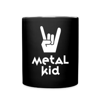 Metal Fork - Tasse einfarbig - Schwarz - Vorne