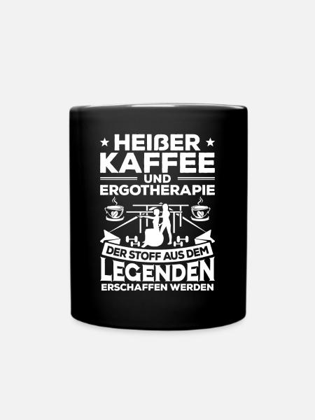 Ergotherapie Ergotherapeut Ergotherapeutin - Tasse einfarbig - Schwarz