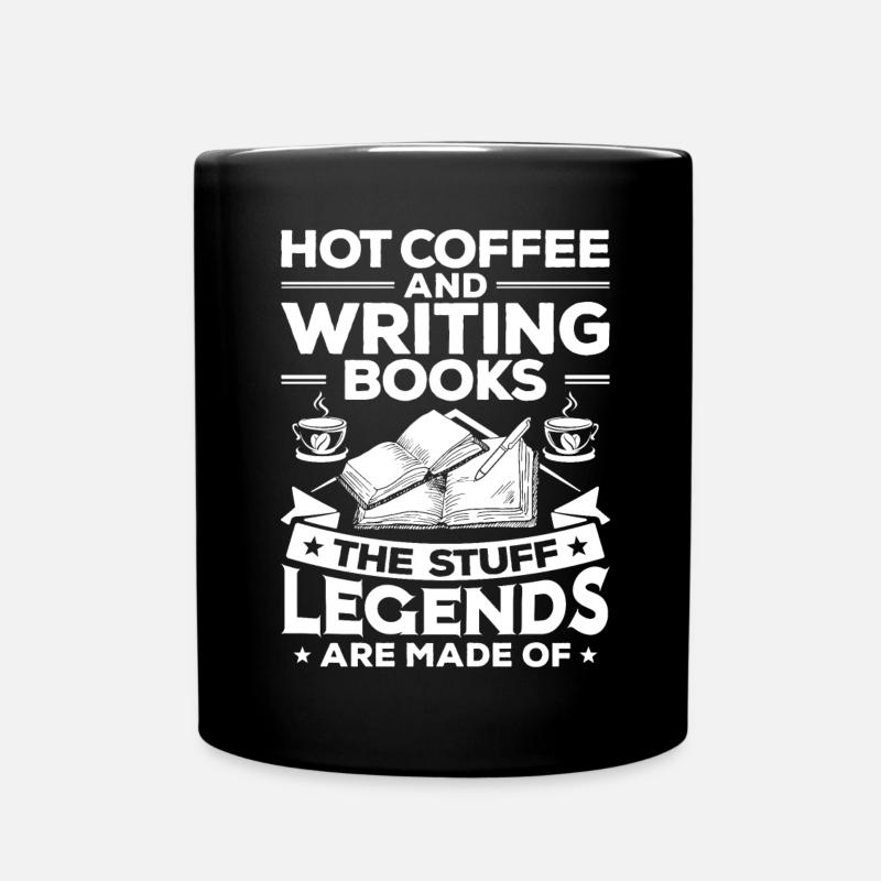 Auteur auteur écrivain livres livre d'écriture - Mug uni - noir