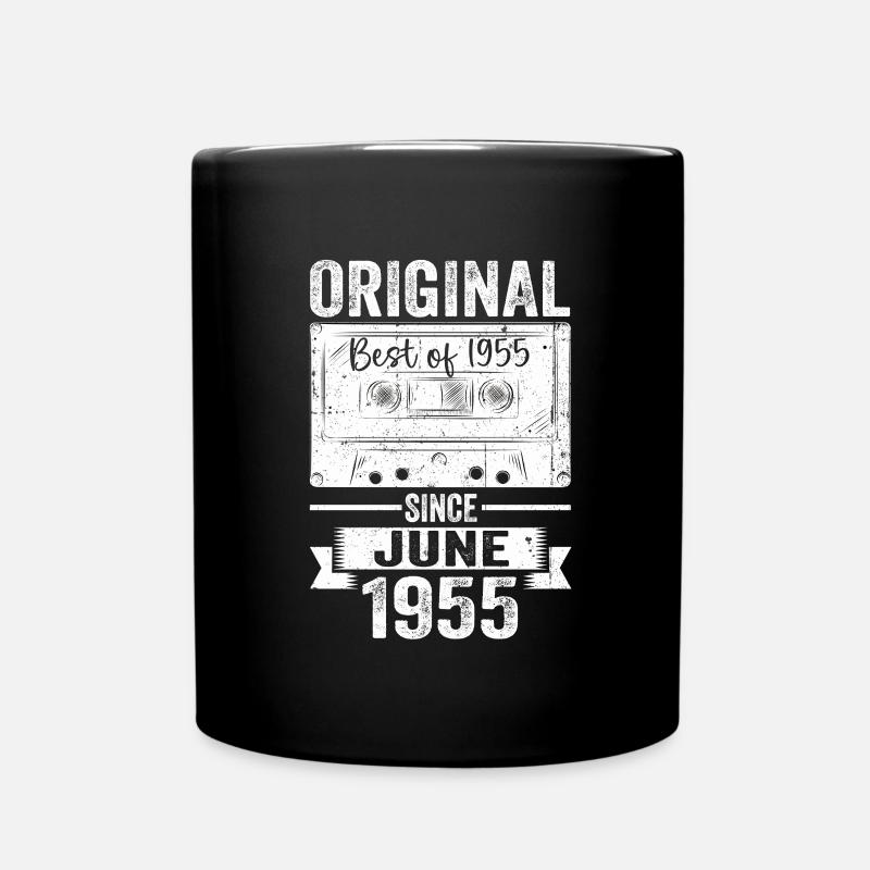 Original Juni 1955 67. Geburtstag Geschenk Herren - Tasse einfarbig - Schwarz