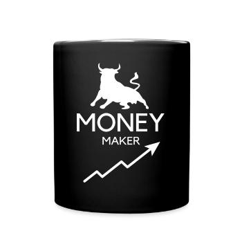 MONEY MAKER / Investment, Trading Motive - Full Colour Mug - black - Front