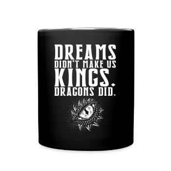 Fantastic Medieval Dragon Quote For Geek - Full Colour Mug - black - Front