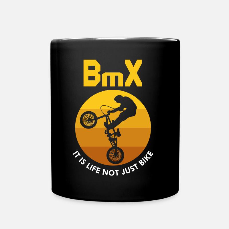 BMX Idee Geschenk Humor - Tasse einfarbig - Schwarz