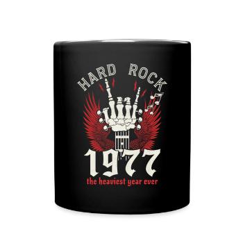 Musicien Hard Rock 1977 45 Ans Anniversaire - Mug uni - noir - Devant