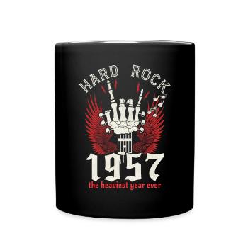 Musicien Hard Rock 1957 65 Ans Anniversaire - Mug uni - noir - Devant