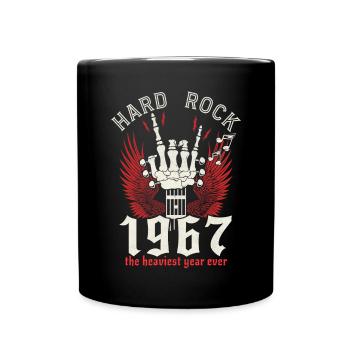 Musicien Hard Rock 1967 55 Ans Anniversaire - Mug uni - noir - Devant